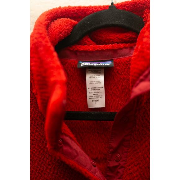 Patagonia Women’s Red Los Gatos Quarter-Zip Fleece Pullover – Size M - Picture 3 of 4
